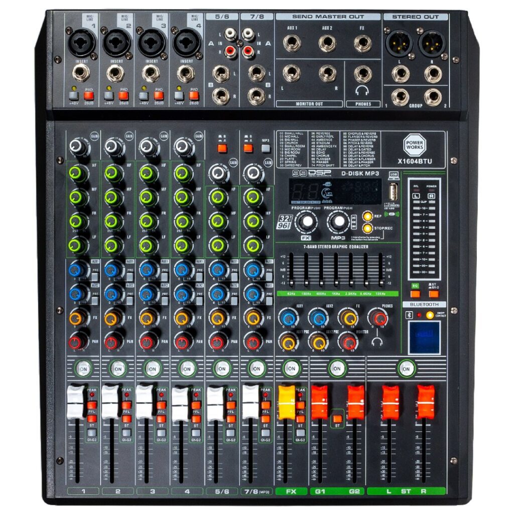 PowerWorks - X1604BT - USB Mixer